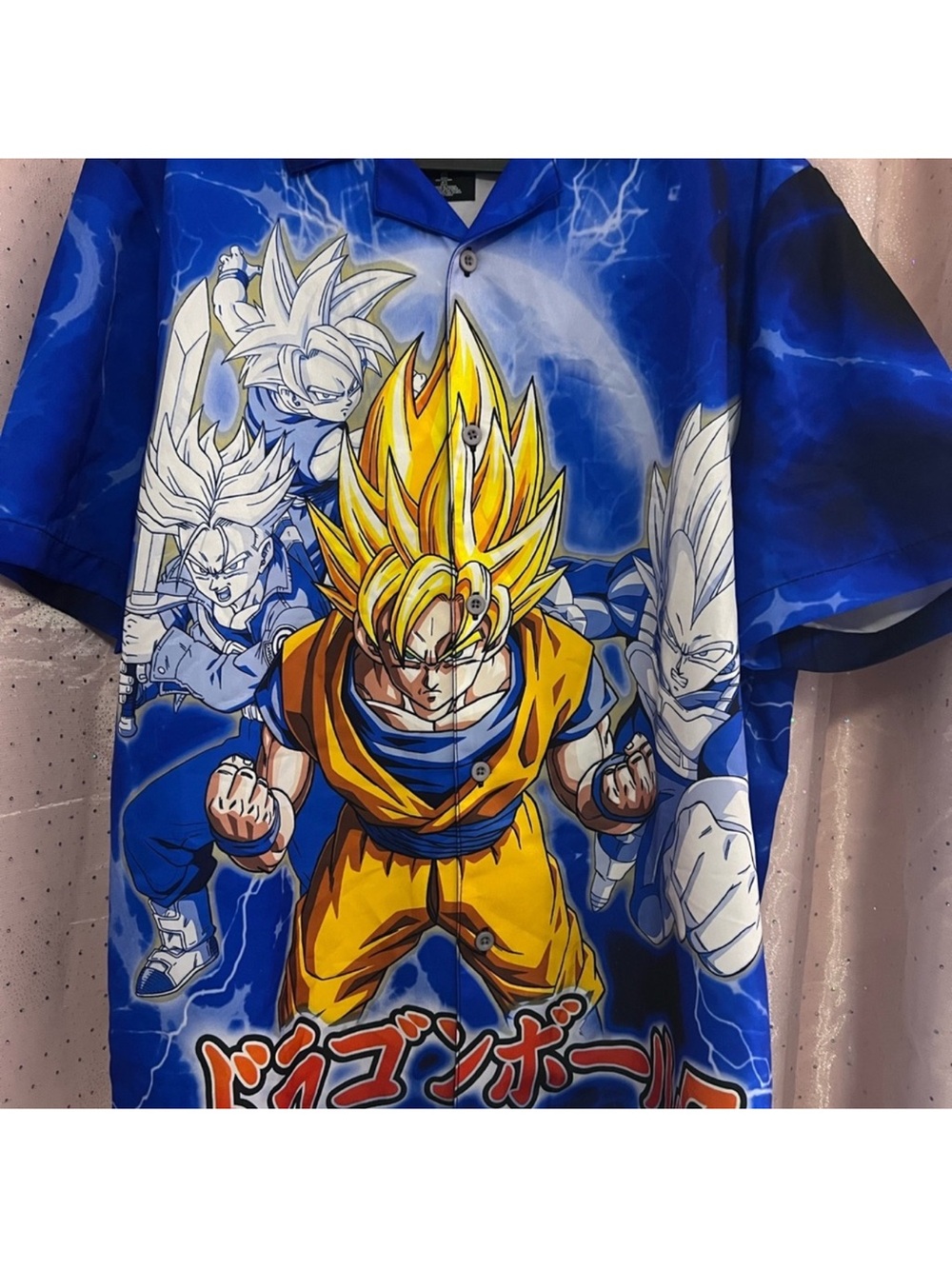 Dragon Ball Z Graphic Shirt in Blue and Yellow - Picture 4 of 4